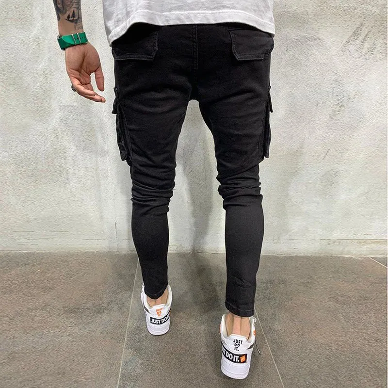 Crotch Joggers Cargo Pants Asos Drop Crotch Jeans Multi-Pocket