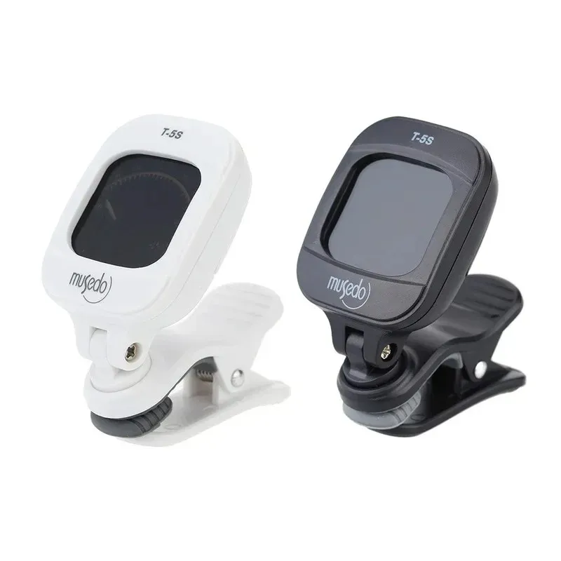 T-5S High Quality Rotatable LCD Portable Mini Electronic Digital Clip-on Tuner for Guitar Chromatic Bass Ukulele Violin