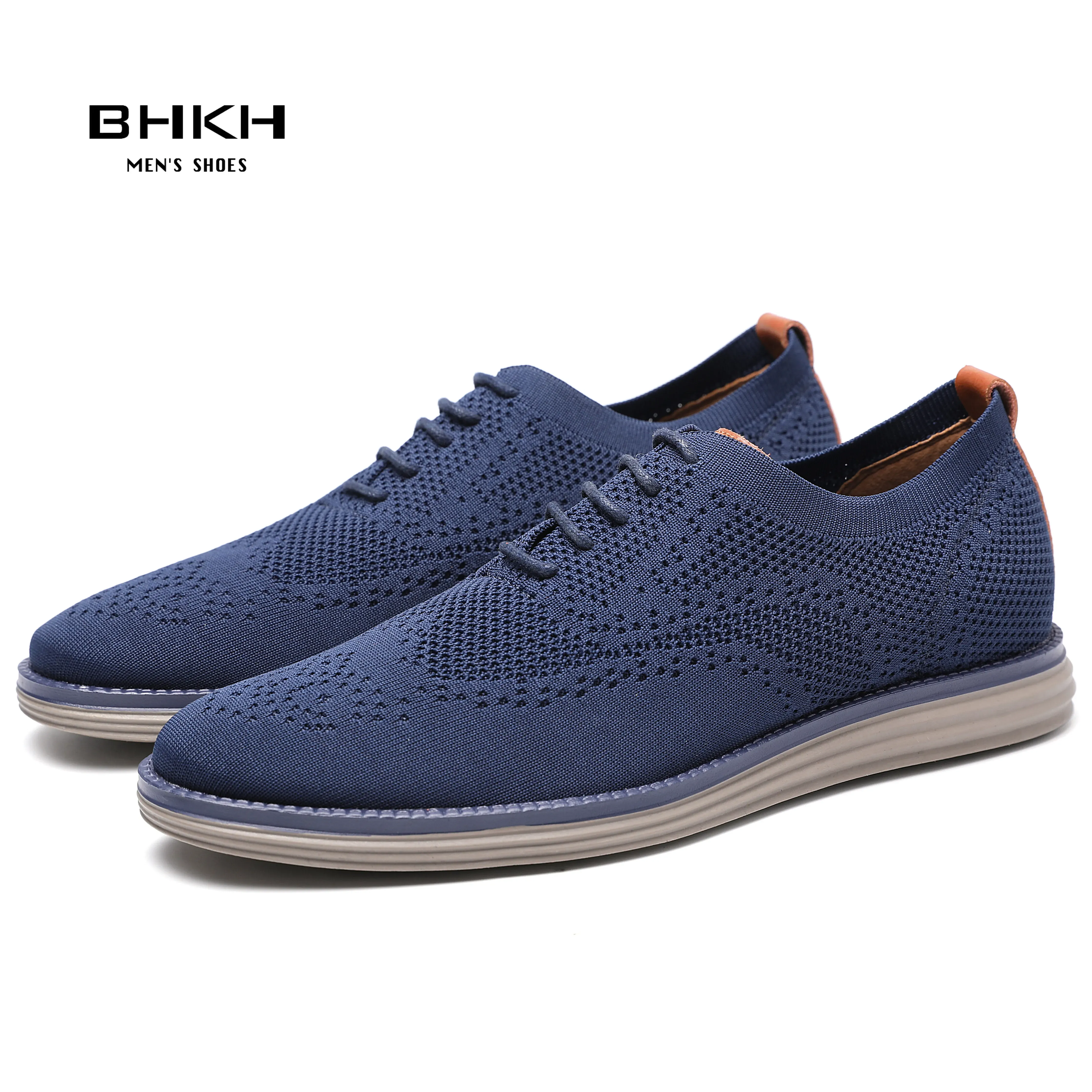 Stivali BHKH 2022 Scarpe casual a maglia traspirata in maglia Casualità leggera Smart Casual Casual Office Houghtom Hags Scarpe Scarpe da uomo