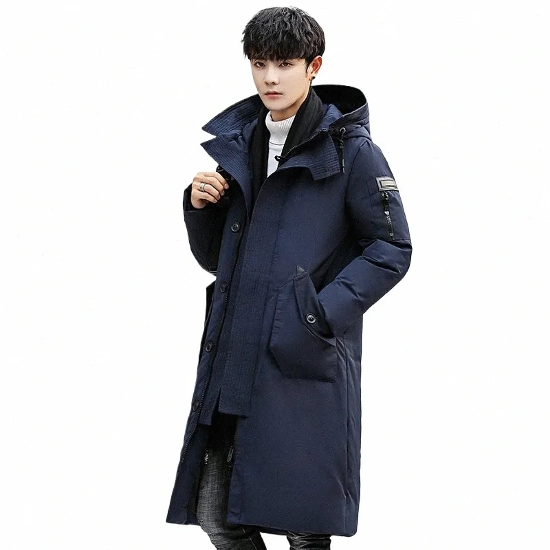 nice Winter Down Jacket Men Fi Thick Warm Lg Jackets Parkas Mens Hooded Jacket Autumn Winter Trench Coat Male Clothes X6SY#