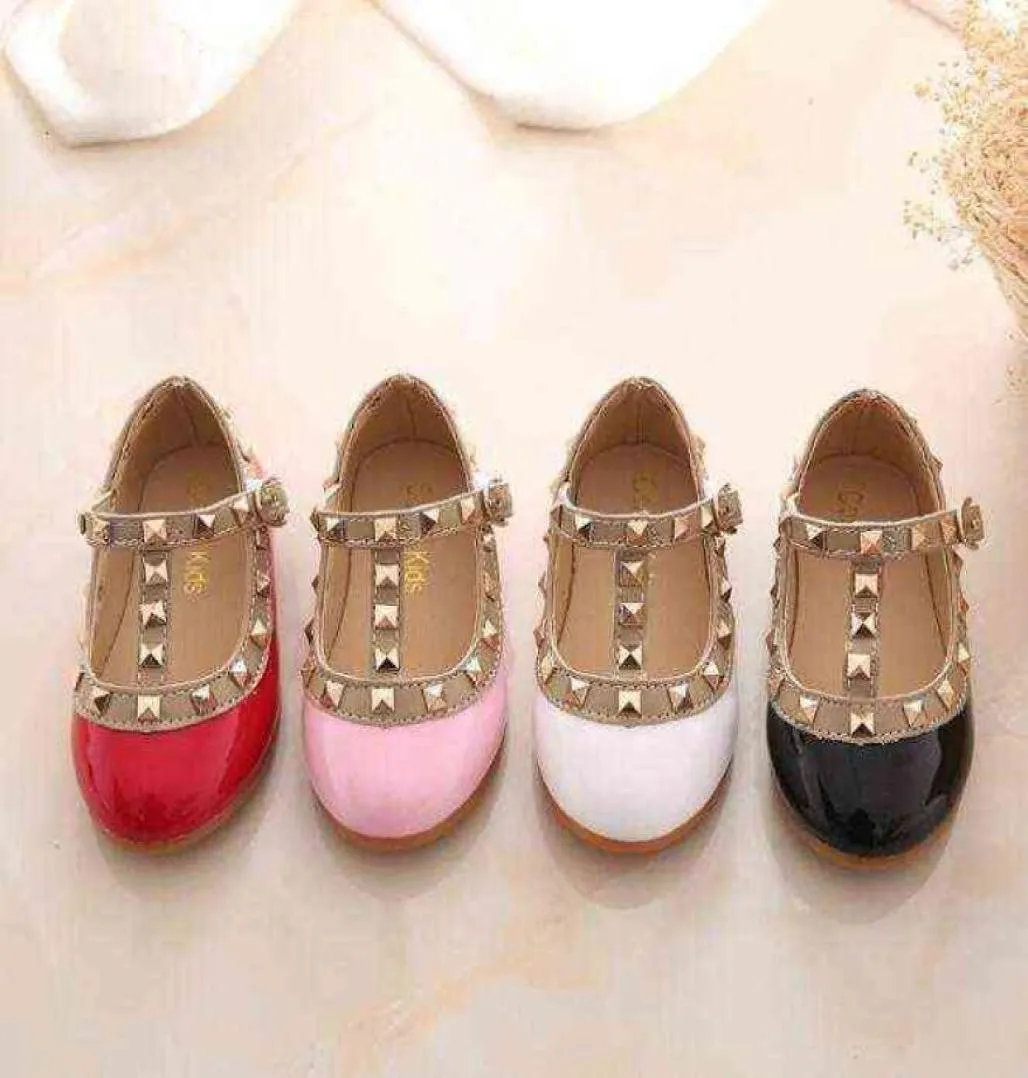 CCTWINS KIDS printemps filles marque pour bébé chaussures stud chaussures simples enfants sandale nue enfant en bas âge princesse appartements fête chaussure de danse X0706366173