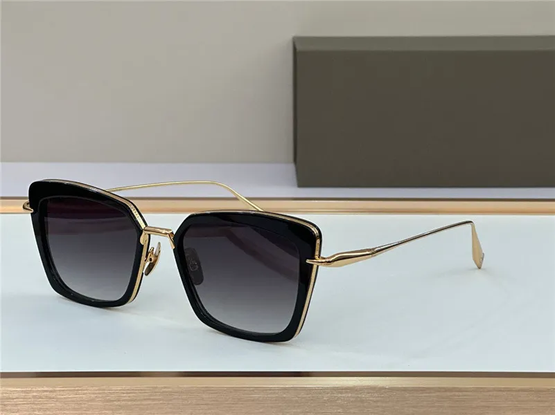 새로운 패션 디자인 선글라스 PerpleExer 405 Square Shape 고양이 눈 프레임 아방가르드 간단한 인기있는 스타일 UV-400 야외 보호 안경 최고 품질 케이스