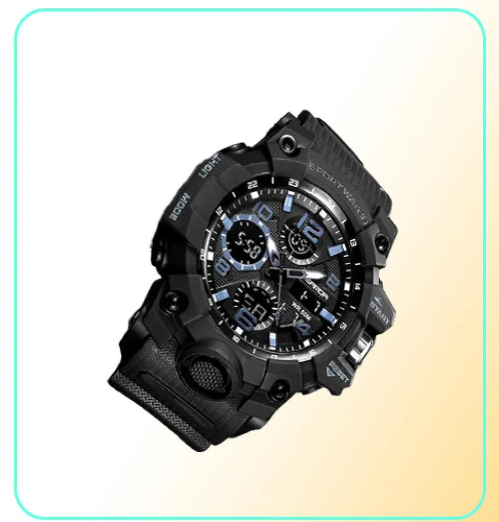 Sanda G Style S Shock Men Sports Watches Big Dial Sport for Luxury LEDデジタル防水手首2107286224372