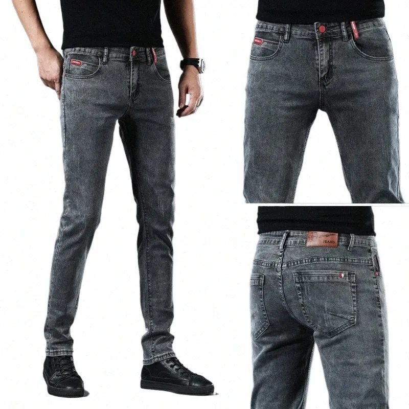 DHgate.com:Four Seas Mens Stretch Skinny Jeans: High-Waist