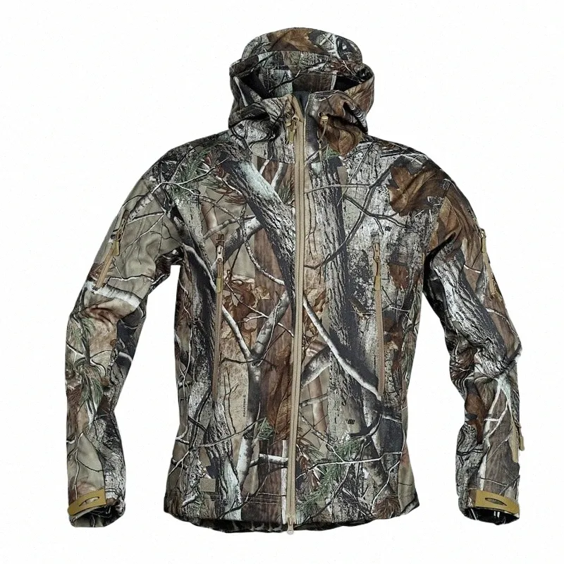 Tactische Waterdichte Soft Shell Jas Mannen Militaire Camoue Combat Fleece Jassen Outdoor Cam Leger Windjack Veld Kleding o8EL #