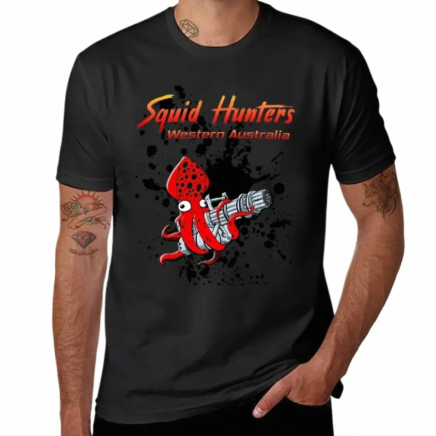 Neue Ink Spl Hunters T-Shirt T-Shirts Hippie-Kleidung Plain T-Shirts Männer l2eQ #