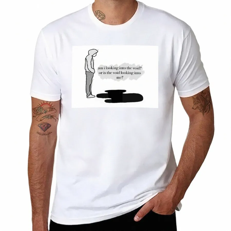 Новая футболка Void, простая футболка, винтажная футболка, белые футболки для мальчиков, одежда в стиле хиппи, черные футболки для мужчин b4jB #