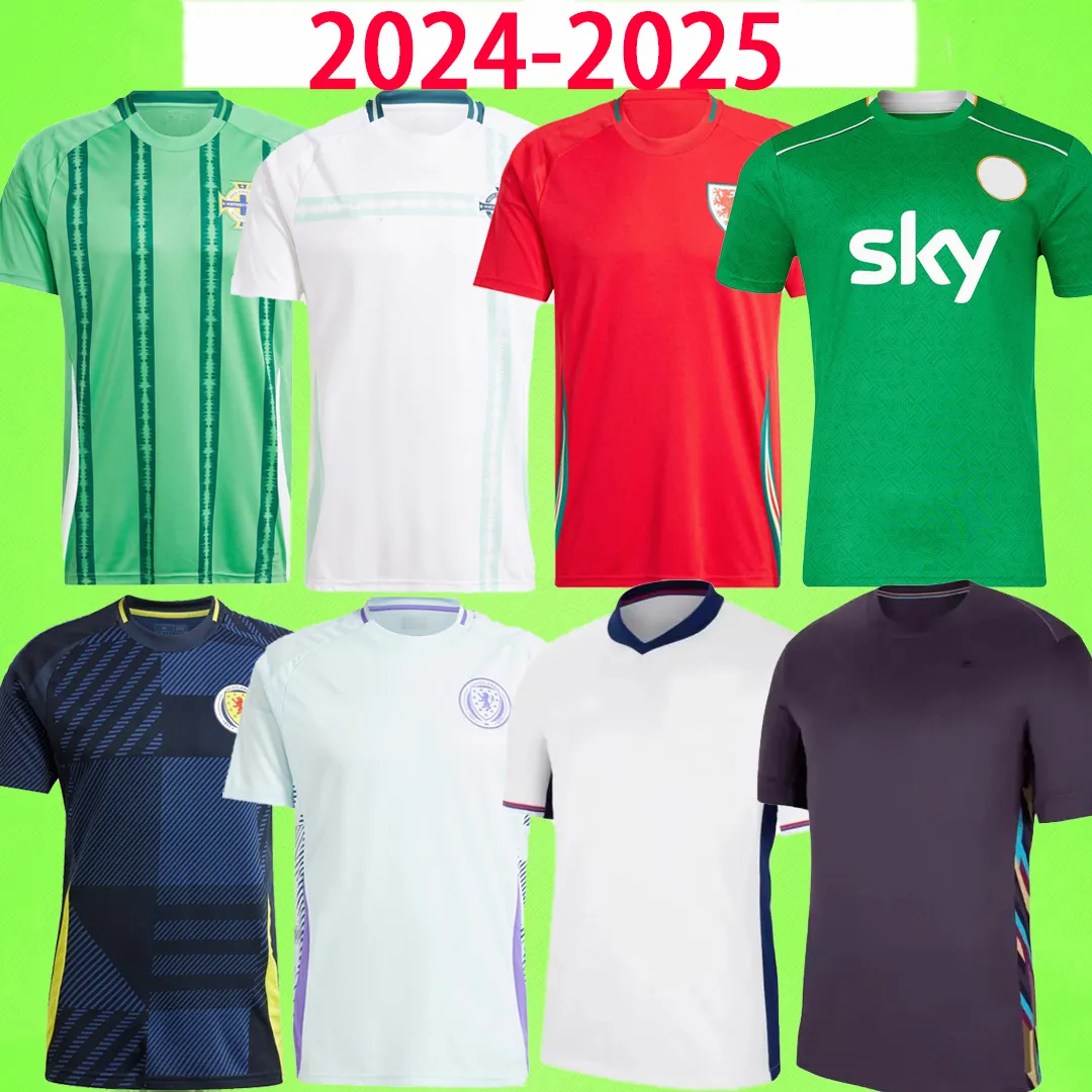 2024 northern Ireland soccer jerseys FERGUSON 24 25 Scotland football shirt Englands uniform ROBERTSON BALE FODEN WILSON SAKA BELLINGHAM WALES KANE RICE kids kit