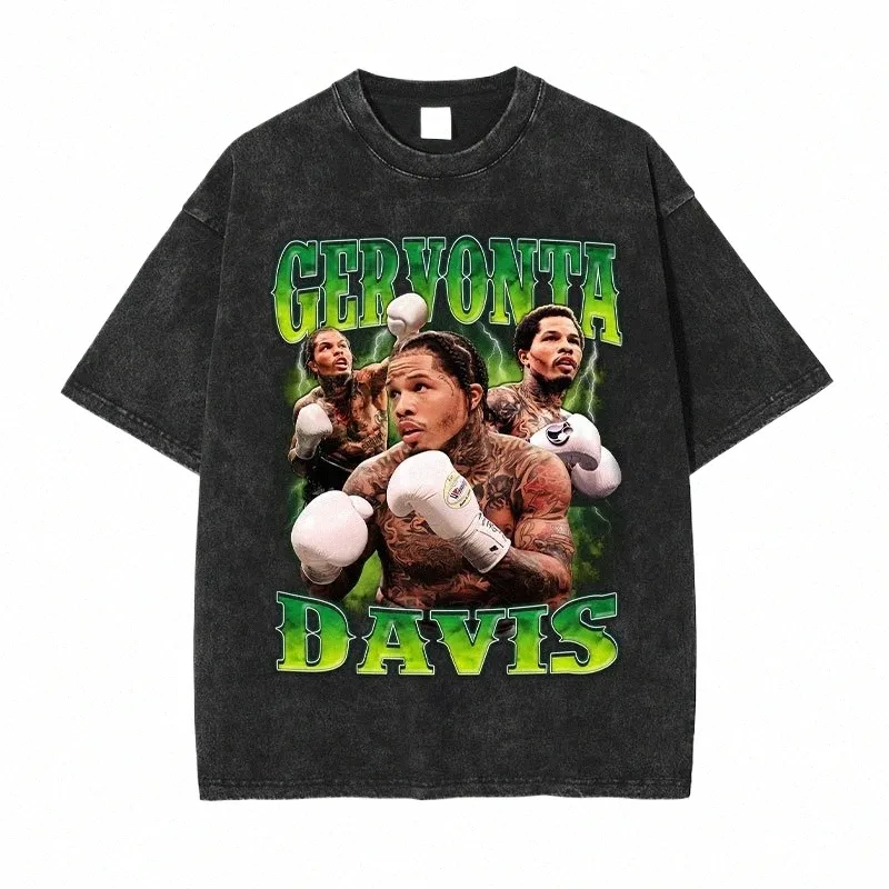 serbatoio Gervta Davis T-shirt Vintage Wed Ali Jr T Shirt Oversized Manica Corta Bo Champi Tshirt Tops Tees Uomo Cott G1gi#_voghion.com