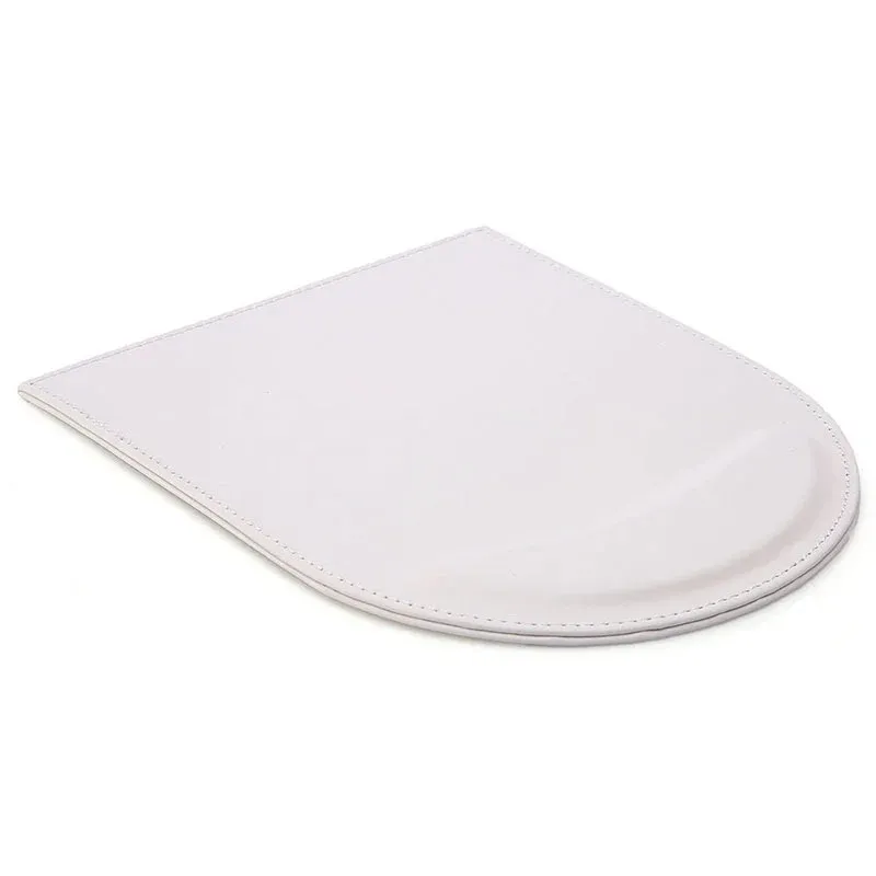 Tapete de mouse grande de couro pu para laptop, acessórios de mesa de escritório, mouse pad antiderrapante com descanso para pulso, 2024