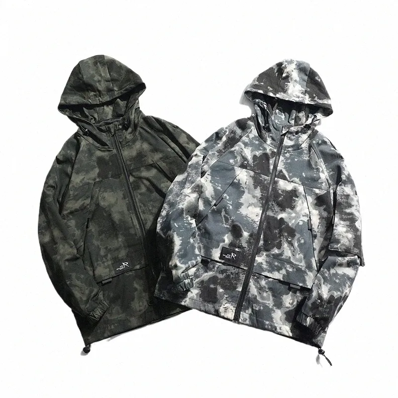 2022 autunno nuovo Camoue Outdoor giacche da uomo alla moda Cam Techwear militare abbigliamento tattico alpinismo q36Y #