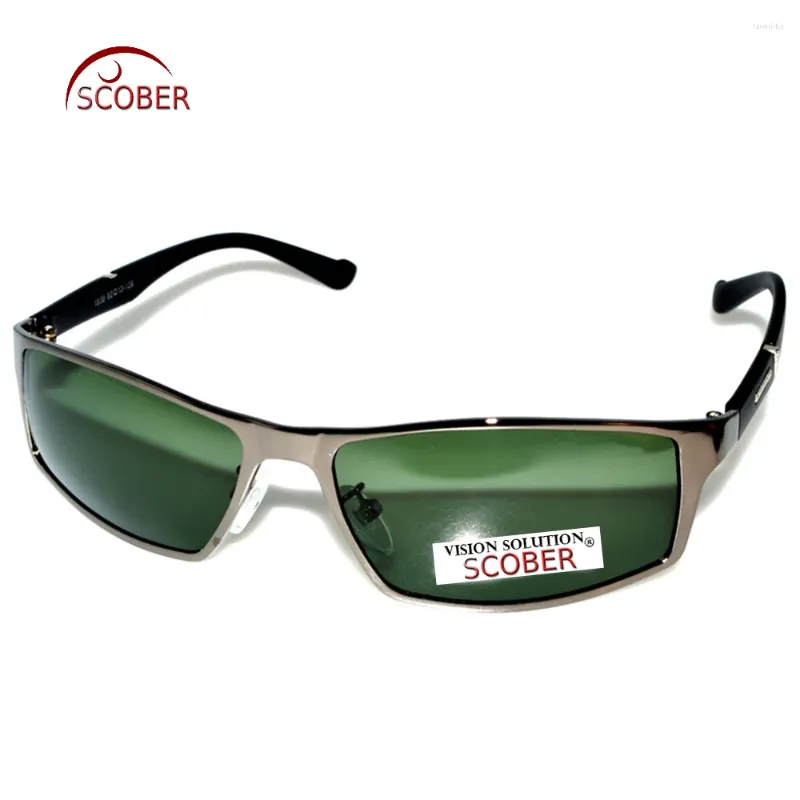 Solglasögon Oculos Masculino SCOBER TR90 TEMPLE DESIGNERS Polariserade linsanpassade gjorda närsynta minus recept -1 till -6