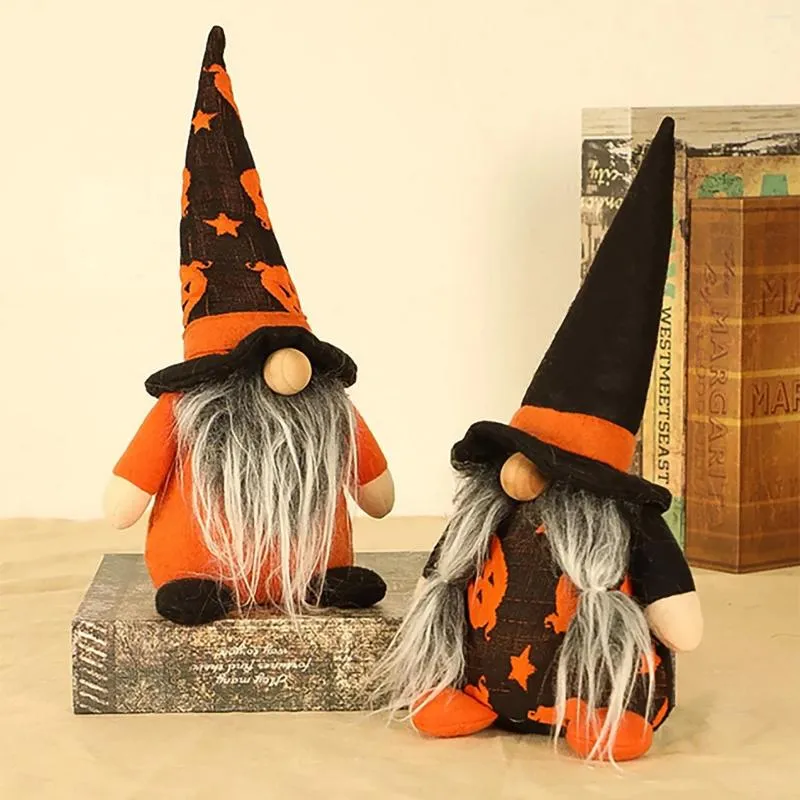 Party Decoration Halloween Gnomes Moyeeka 2Pcs H Handmade Swedish Tomte Gnome For Home Small Ornament