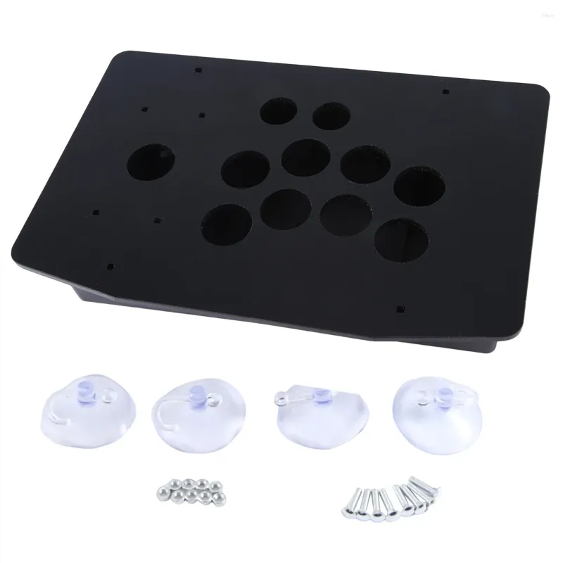 Spoons Arcade Joystick Acrylic Panel Case For Game Machine DIY Can Be Installed Button Retro Video