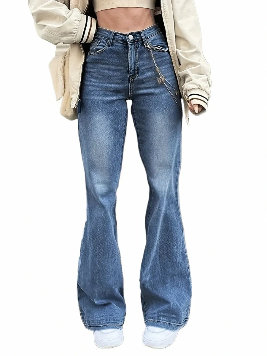 Blauwe skinny jeans met hoge stretch en pasvorm voor dames - Stijlvolle en comfortabele spijkerbroek Blauwe skinny jeans met hoge stretch voor dames, wit t6eR#