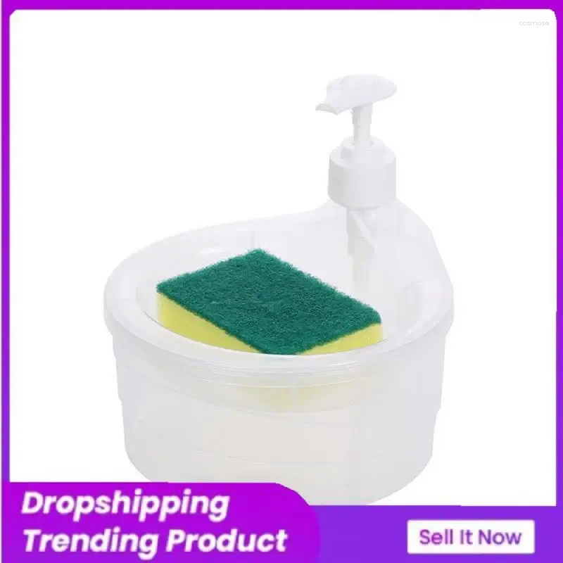 Liquid Soap Dispenser Press Cleaner Plastic Bottle Multipurpose Pe Creative Dishwashing Box 100g