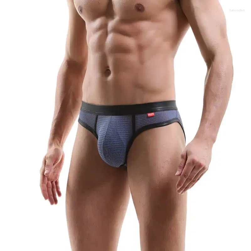 Mutande Intimo da uomo sexy Slip Mutandine a triangolo traspiranti Fetish trasparente Backless Gay Custodia grande rigonfiamento Jockstraps