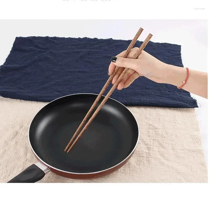 Chopsticks trä ekovänliga superlånga kocknudlar friterade potten kinesisk stil pinnar yngelverktyg