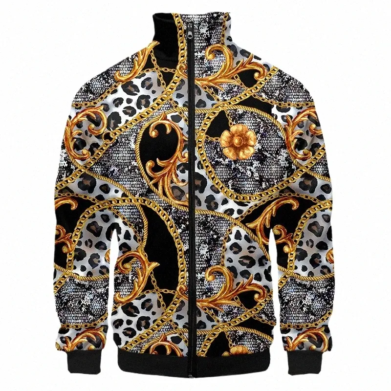 fi AnimalSnake Skin Leopard Gold Pattern Harajuku Casual Pullover 3D Printed Zipper Hoodie Sweatshirt Jacket Men For Women L6XI#