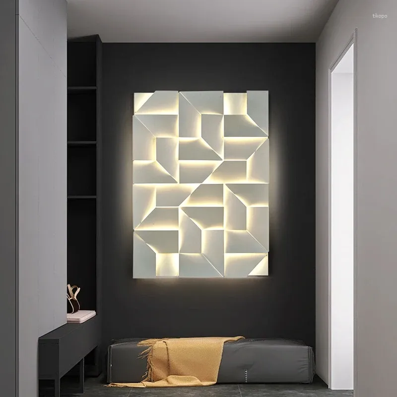 Lampada da parete 2024 Soggiorno Camera da letto Arte creativa Design Luce a led Sala da pranzo Ristorante Sala Sconce Apparecchio di illuminazione Decorazione per interni