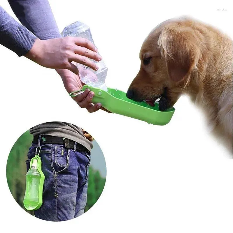 Appareils pour chiens FML Fais de compagnie pour chiens voitures extérieures bouteille d'eau portable buvant un distributeur de voyage petit grand approvisionnement