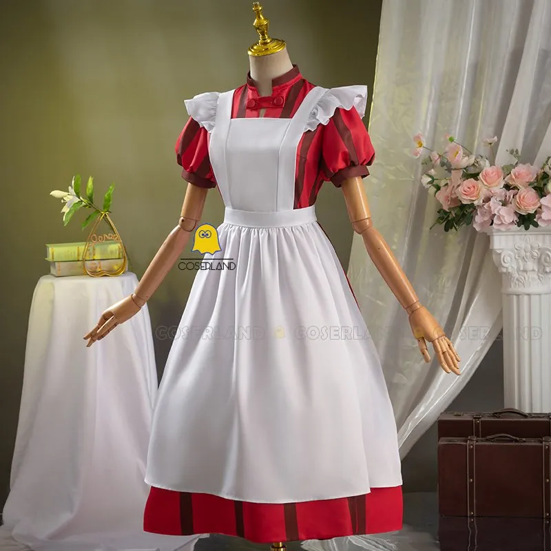 Anime Movie The Boy and The Her Himi Cosplay Costume Red Dress White Apron  Maid Outfit Uniform for Women from Dhgate Skirts - price 50.95