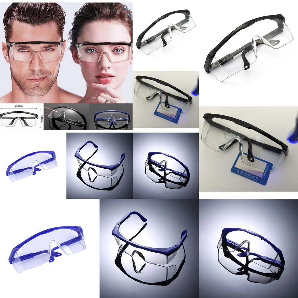 Lunettes de protection anti-buée et anti-poussière anti-UV Lunettes de protection anti-éclaboussures Longueur de jambe réglable pour le cyclisme quotidien sur les chantiers Moto