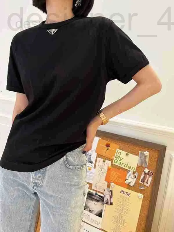 Damen T-Shirt Designer New Frühling Sommer Klassische Mode Einfache Vielseitige Basic Kurzarm T-Shirt Y03I AGIJ