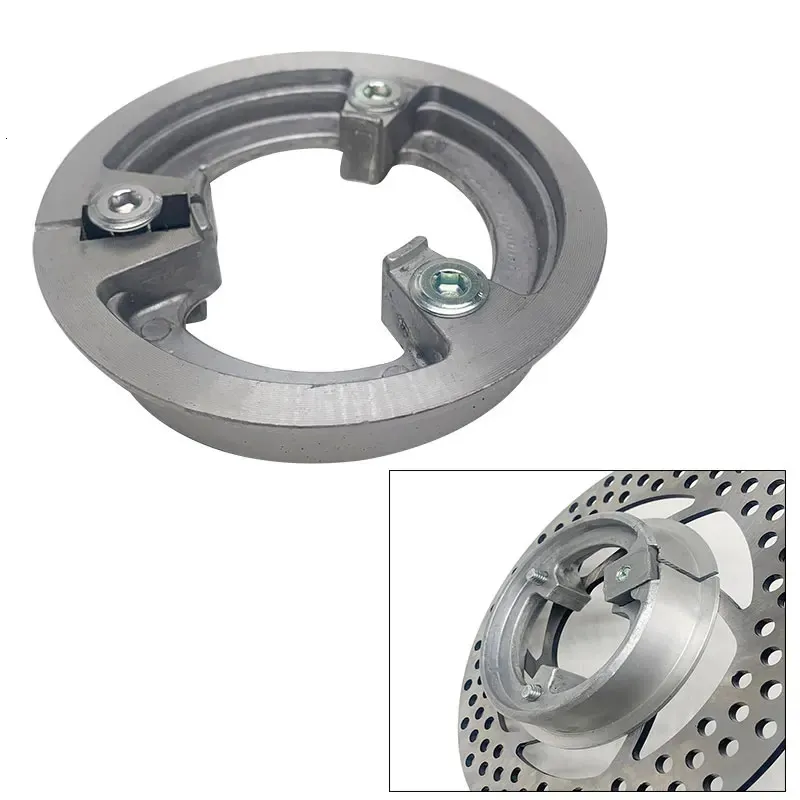 110mm Motorcycle Rear Drum brake Disc Brake 70mm Hole Conversion Tightening Ring for 220mm Electric Scooter Ebike Moped 240318