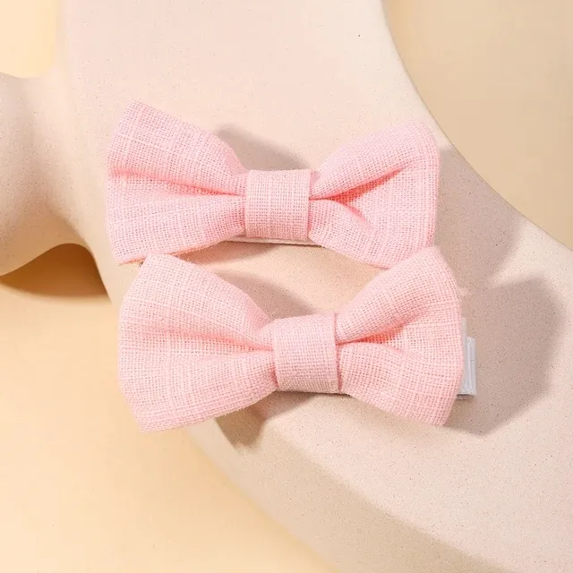 baby mini hair bows hair clips cotton soft hairpin for girl chely bowknot barrettes子供ヘッドウェアのヘアアクセサリー