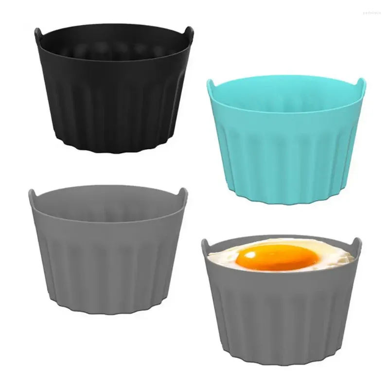 Moldes de cozimento Reutilizável Molde de Silicone Cupcake Muffin Set Copos antiaderentes para casa cozinha padaria fácil de limpar