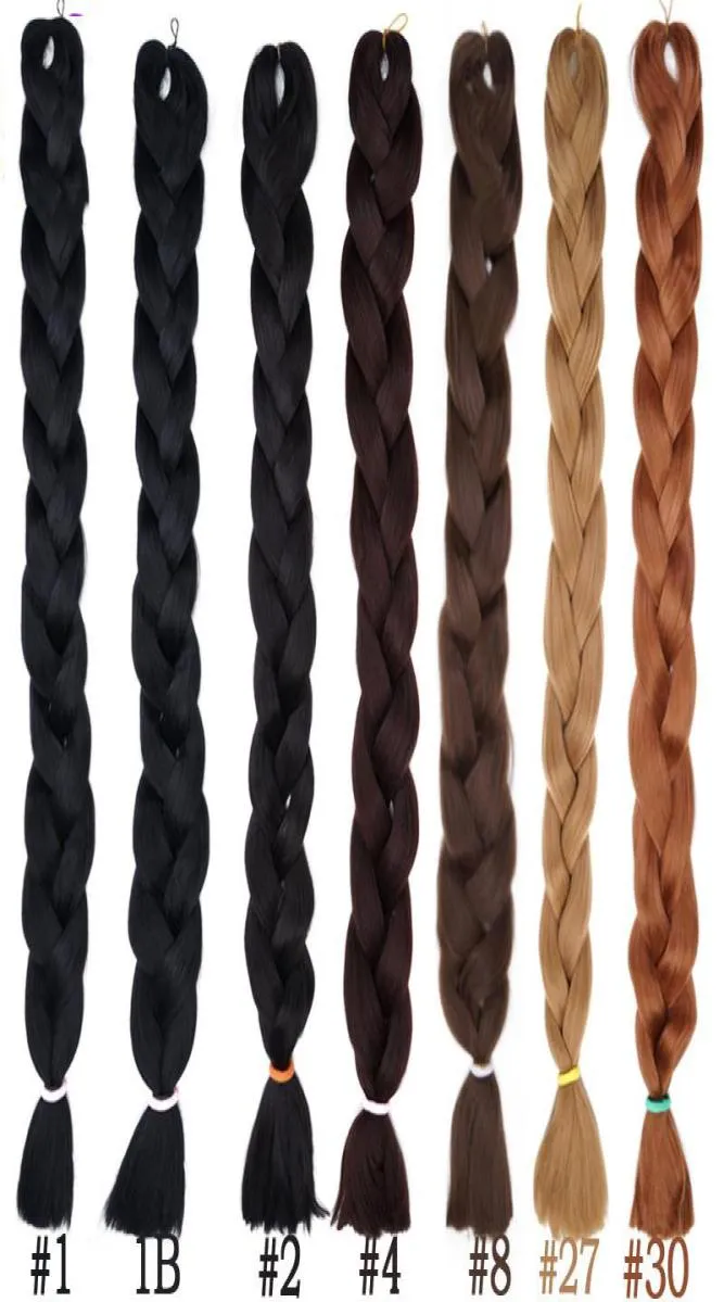 165G Xpressions Braiding Hair Extensions Blond Brown Black 613 20 Pure Colors Kinky Straight Braiding Hair Synthetic Weaves6927168