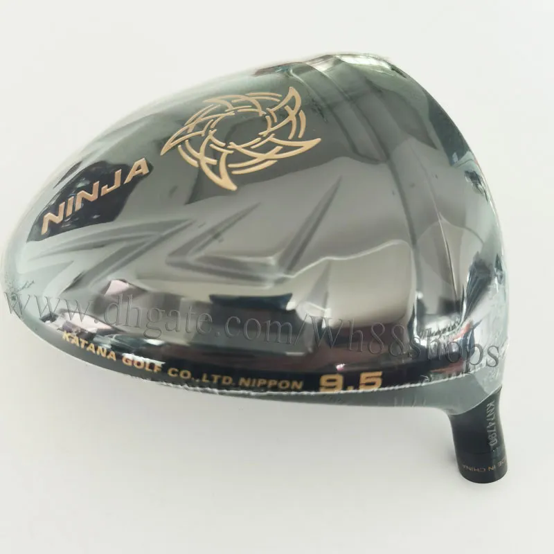 Golfschlägerkopf KATANA NINJA Golf Driver Head Herren Rechtshänder Golfkopf Schwarz 9,5 oder 10,5 Loft