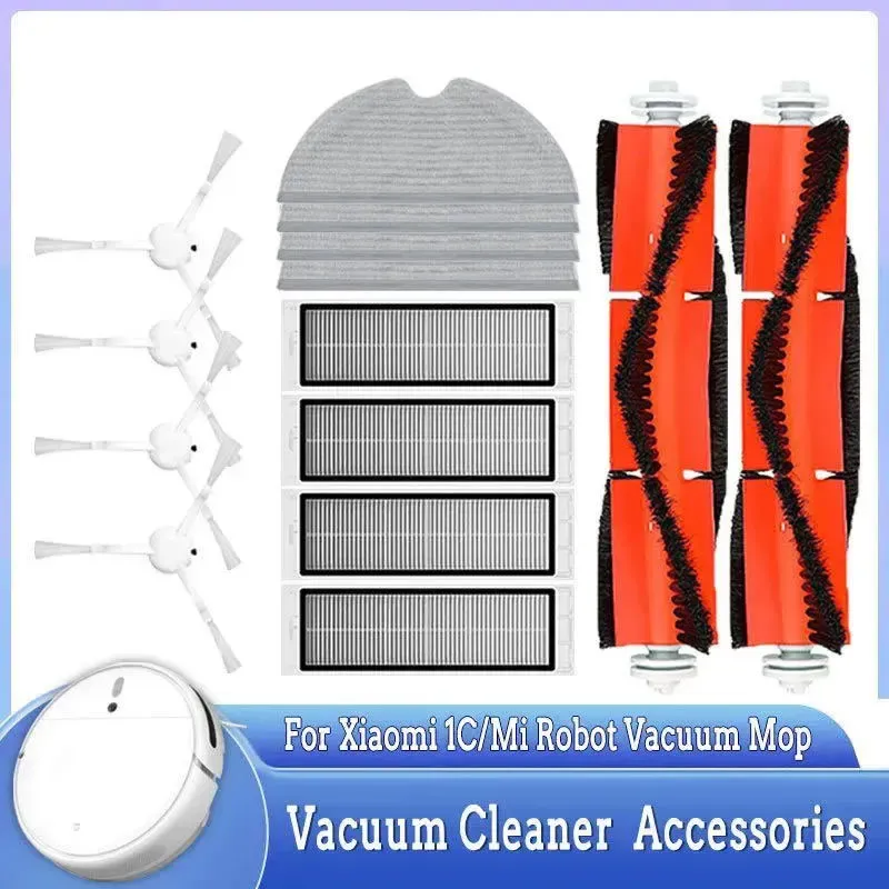 Voeden Hepa Filter voor Xiaomi Mi Robot Vacuüm Mop Mijia 1c 1t Dreame F9 Mop Doek Hoofdzijborstel Robotstofzuiger Accessoires