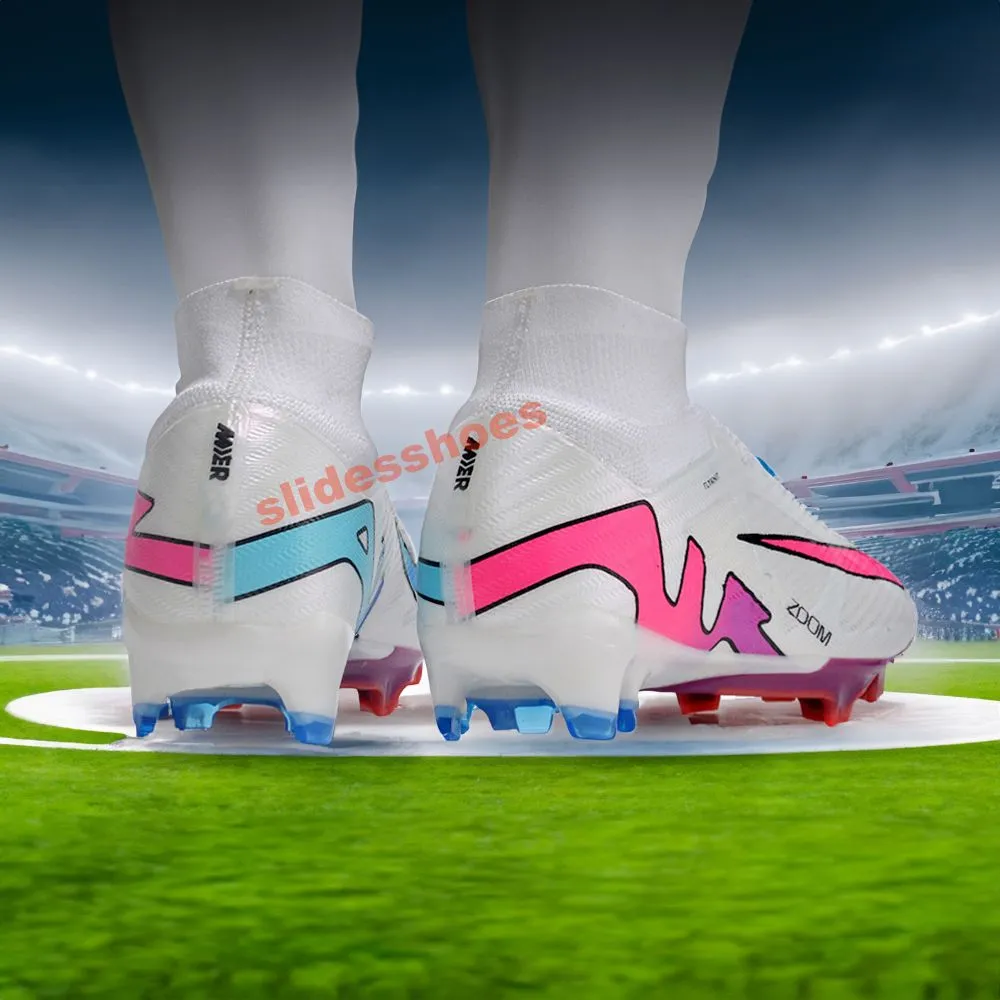 Buty piłki nożnej dla mężczyzn Unleash Prędkość: Mercurial XXV FG Cleats Elitarne buty piłkarskie z dynamiczną grafiką skrzydloną