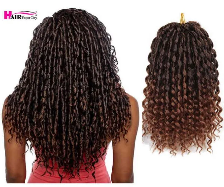 Afro Curls Synthetic Braids Hair Loose Deep Wave Crochet 16 Inch African Braiding Extensions 613 Expo City 2206104147378