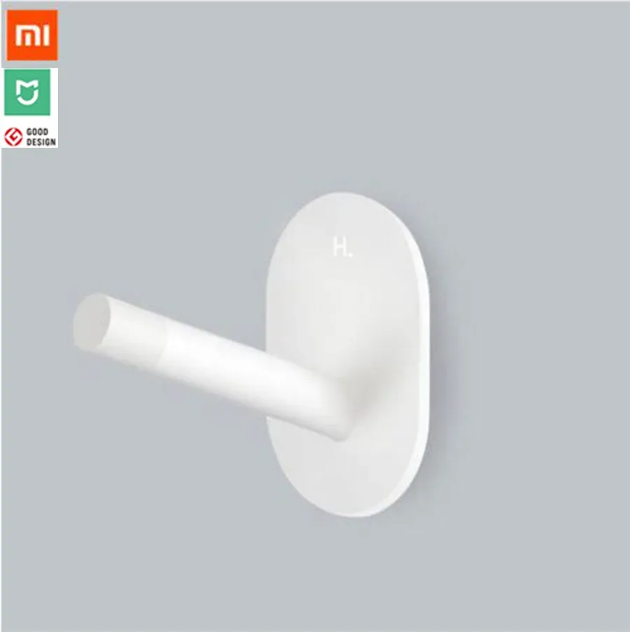 Steuerung 3pcs Xiaomi Mijia Hl Little Klebstoff Multifunktionshaken/Wandmophaken Starkes Badezimmer Schlafzimmer Küchenwandhaken 3 kg Maximale Ladung