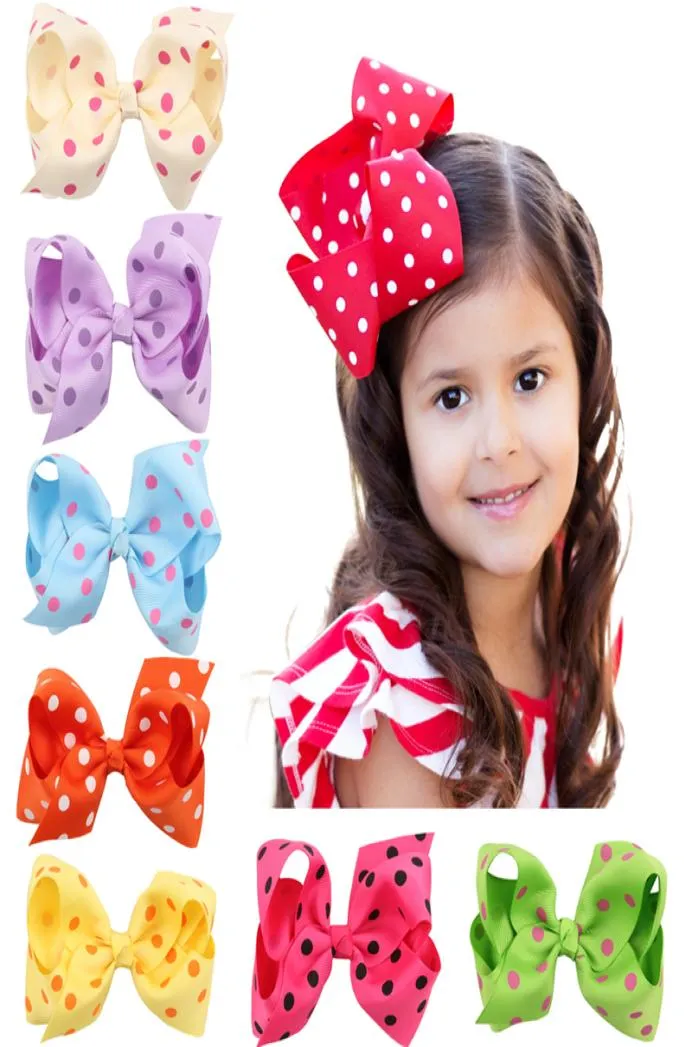 Baby Girl Hair Clips Ribbon Bares Barrettes Dzieci DOP SLIPNIKA Dziewczyny Barrette Hair Pinwer