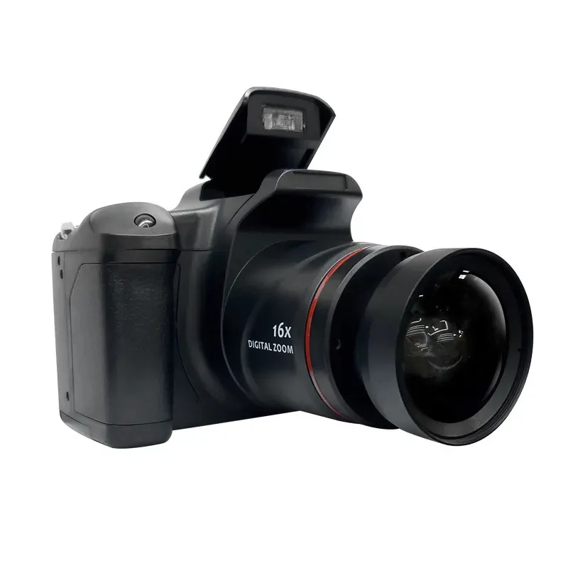 Telepo Camera vidvinkellinsuppgradering Digital Full HD1080P 16X Digital Zoom Camera Video Camcorder Vlogging High Definition 240327