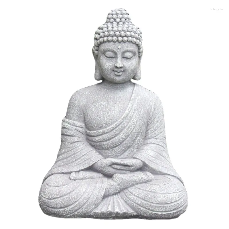 Skålar vintage trädgård buddha staty inomhus utomhus zen buddhism figur skulptur hemmakontor butik dekor prydnad