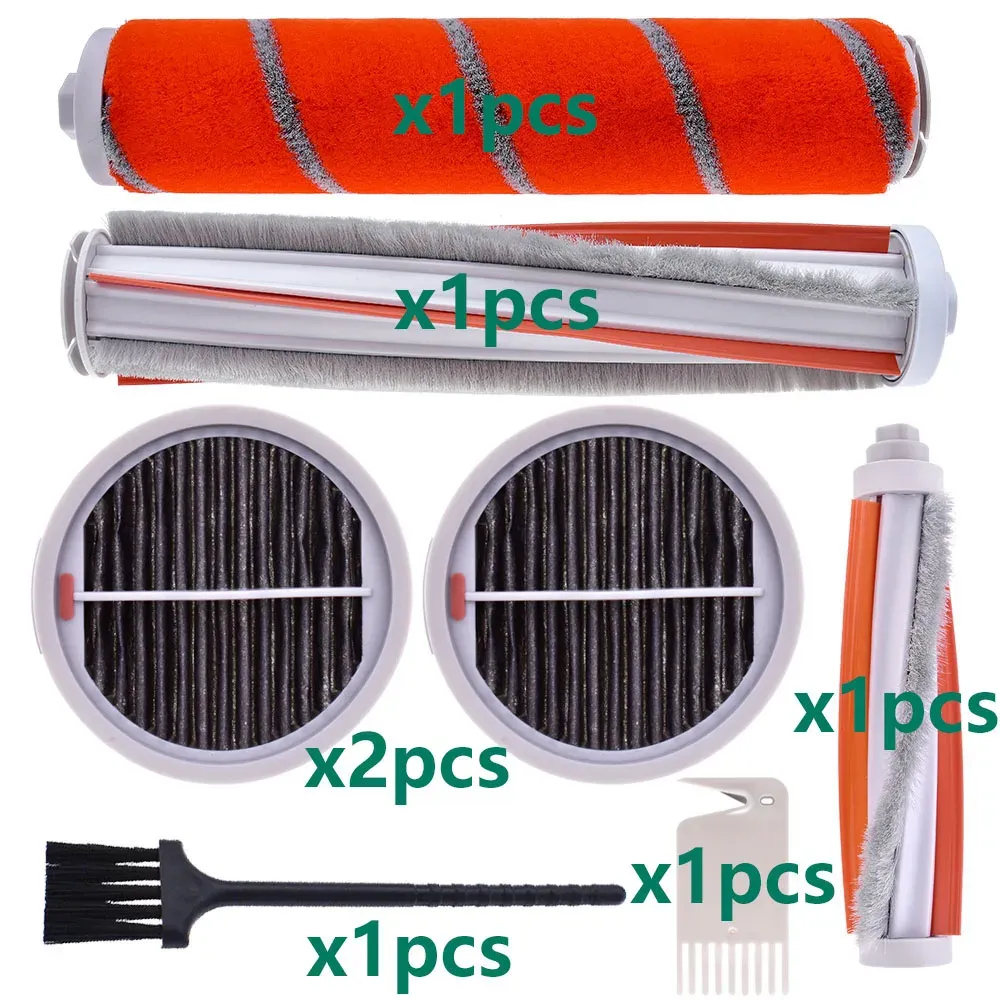 Draaigereedschap Hepa Filter Main Roller Mite Removal Brush Compatible with Roidmi Xiaomi Nex X20 X30 S2 F8 Pro Handheld Wireless Vacuum Cleaner