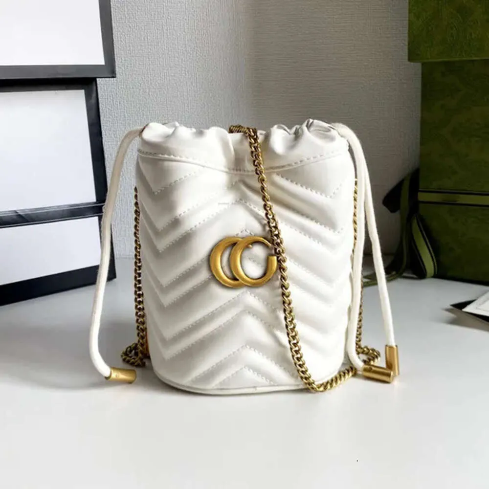 Дизайнерская сумочка, женские сумки на ремне, кожаное ведро с веревкой, через плечо, мини-сумка для телефона, дизайнерский кошелек 6976