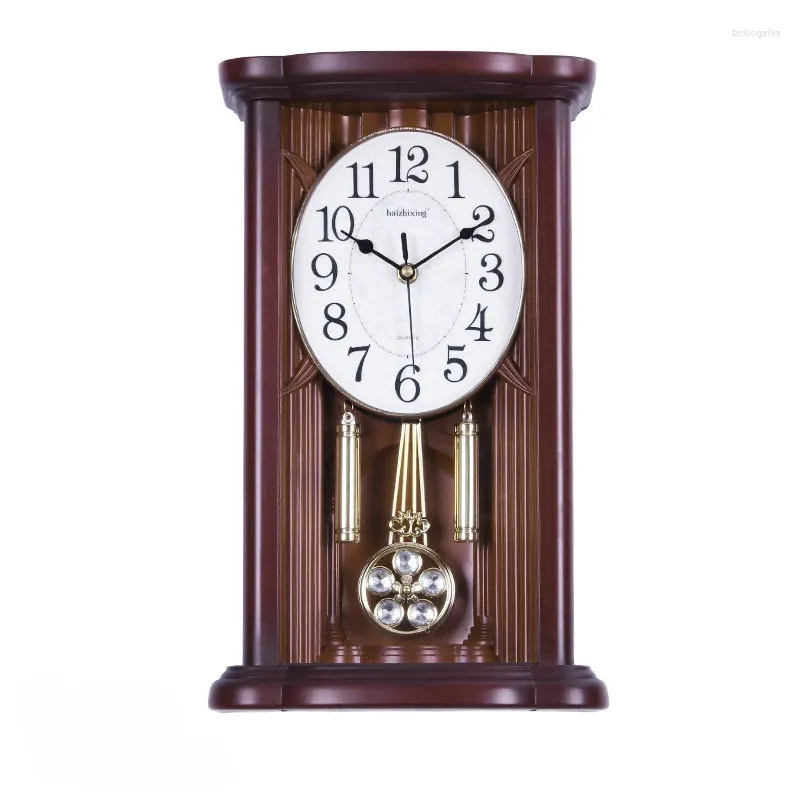 Table Clocks Living Room Large-sized Old-fashioned Clock Retro Music Tabletop Decoration Time Reporting Manufacturer