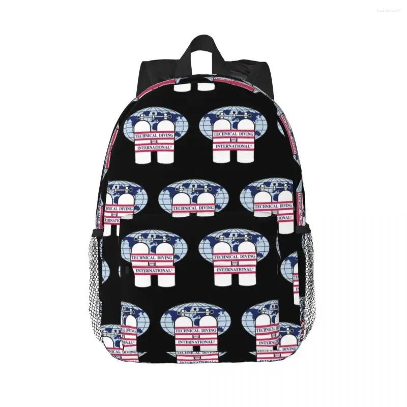 حقيبة الظهر الفنية الغوص الدولية TDI Merch Backpacks Teenager Bookbag Disual Children School Acags Bactop Corder Counter Bag