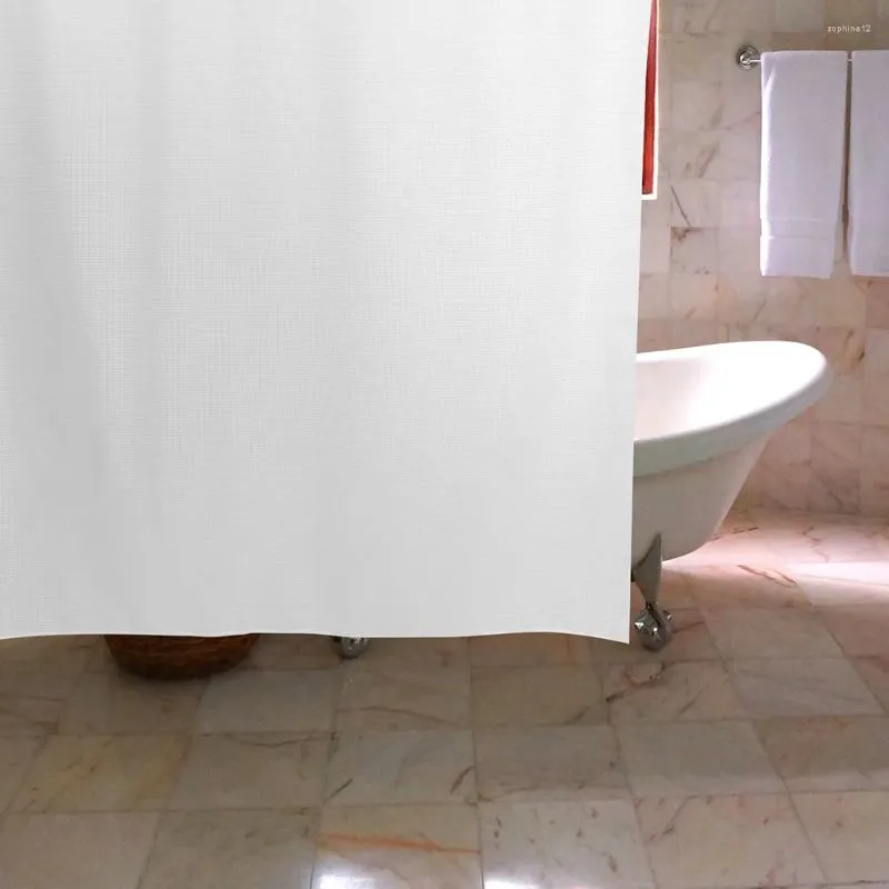Duschgardiner badrumsdörrpinnkrokar förtjockade hushållet för vanlig all polyester sovsal