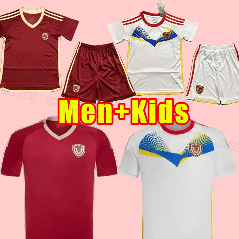 24/25 Venezuela Soccer jerseys 2024 Home SOTELDO RONDON SAVARINO RINCON Maillots De Foot shirt CORDOVA BELLO SOSA national team Football Uniforms