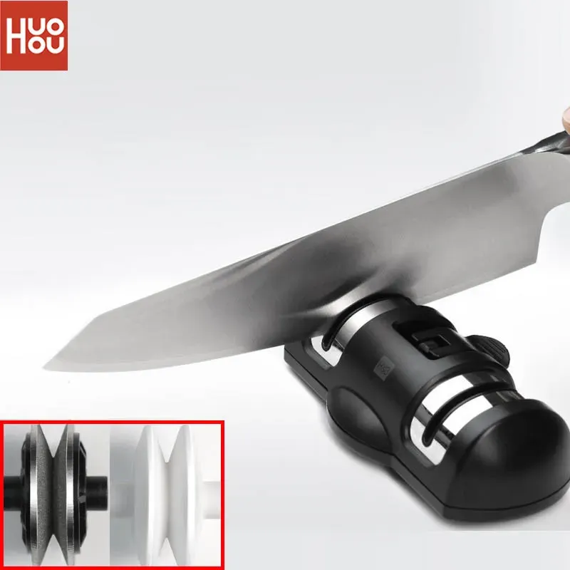 Kontrollera YouPin Huohou HU0045 STÄRA STONE DUBBEL HJÄLPEN VÄRLIGHETER KNIVERSKNIVNING Verktyg Grindstone Kitchen Tools Tools