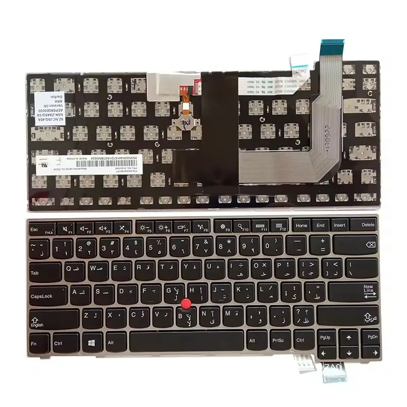 Nouveau AR pour Lenovo Chromebook 13 T460S T470S disposition clavier d'ordinateur portable