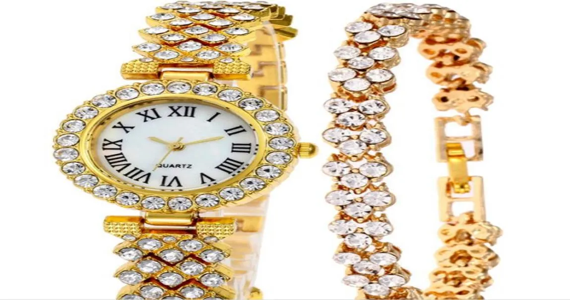 Mulilai märke 32mm modestil Luxurisk diamantvita urtavla Kvinnor klockor eleganta kvarts damer tittar på guldarmband armbandsur7084890