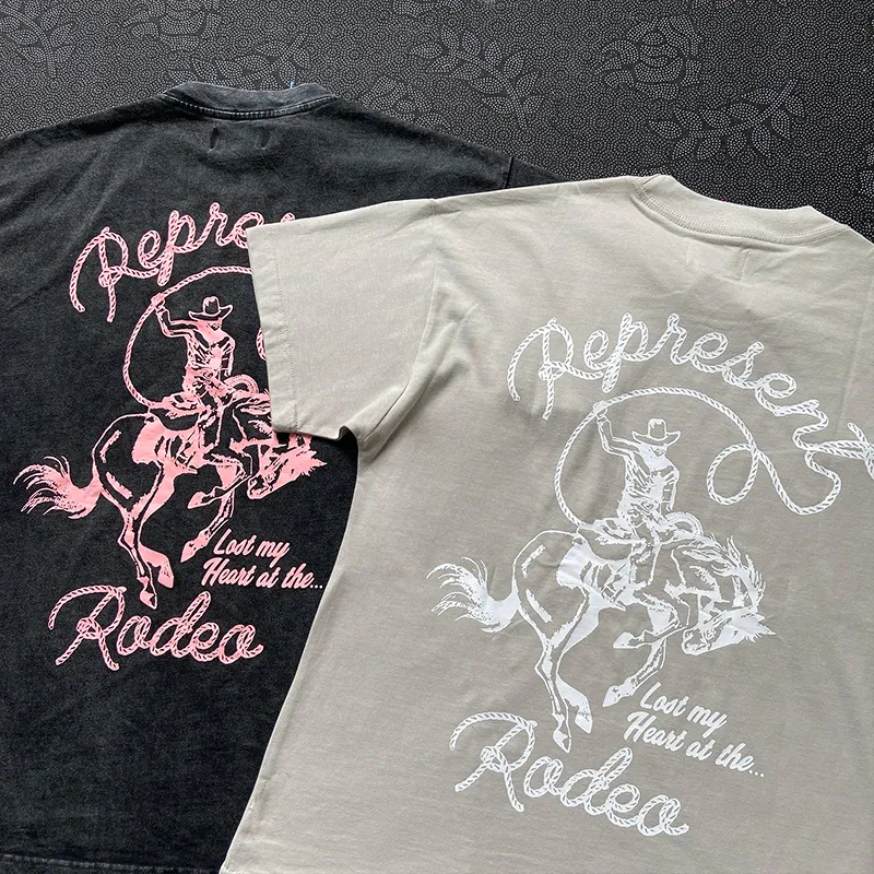 2024 camiseta masculina feminina estampada manga curta camisetas fotos reais